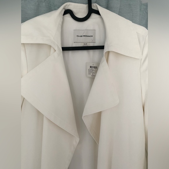 NWT Club Monaco trench coat - Picture 6 of 10
